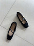 Cute Flat Suede Pu Leather Pumps